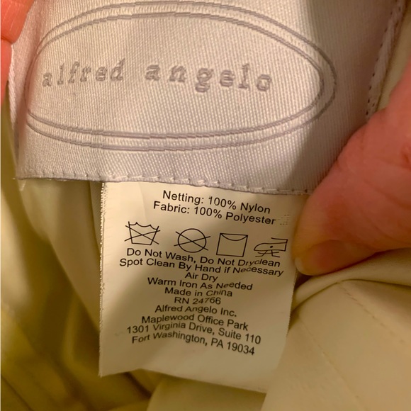 Blue ballgown prom dress size 4 - Picture 2 of 5